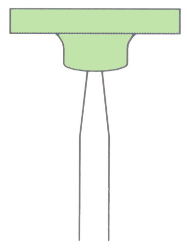 Perma-Green porcelán csiszolókő EGYENES KORONG